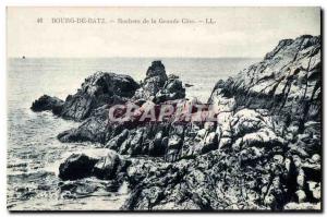 Batz - Rocks of the Grande Cote - Old Postcard