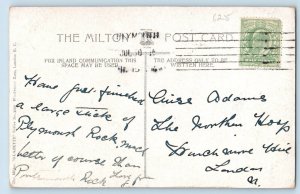 Plymouth Devon England Postcard Guildhall & Post Office c1910 Antique Posted