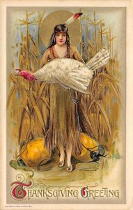 Thanksgiving Greeting Postcard