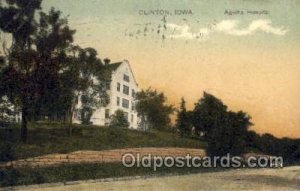 Agatha Hospital Clinton, IA, USA 1909 