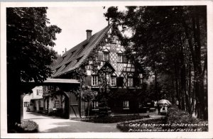 Czech Republic Karlsbad Karlovy Vary Cafe Restaurant Stutzenmuhle RPPC C108