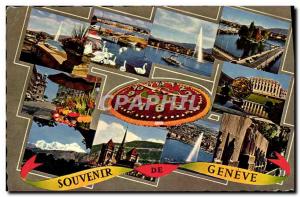 Modern Postcard Souvenir Geneva