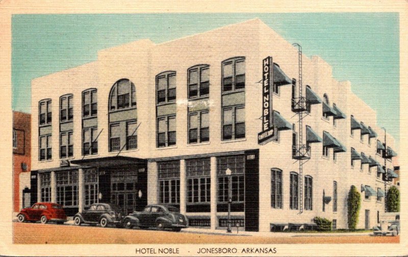 Arkansas Jonesboro Hotel Noble 1943