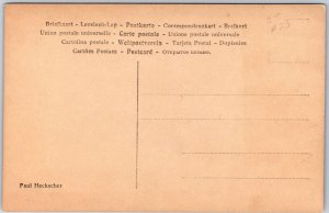 Frans von Scheele Self Portrait Real Photograph Postcard