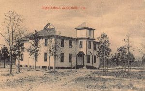 LPS74 ZEPHYRHILLS Florida High School Postcard