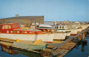 Pittsburg California Yacht Basin Motor Boats Vintage Postcard K93703