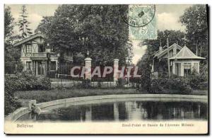Old Postcard Bellevue Round Point and the Basin Avenue Melanie