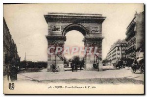 Old Postcard Dijon Porte Guillaume L V