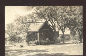 RPPOC INDIANOLA IOWA SIMPSON COLLEGE CARNEGIE LIBRARY REAL PHOTO POSTCARD