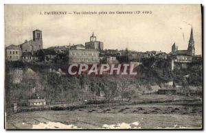 Old Postcard Parthenay Vue Generale Des Garennes Jack