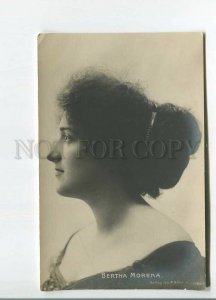 481130 BERTA MORENA German OPERA Singer Vintage PHOTO postcard Bohm