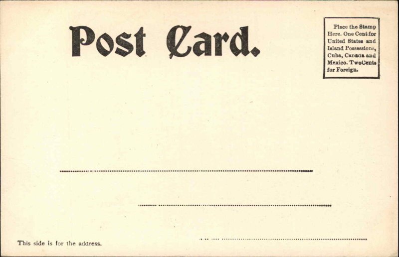 UNITY VILLAGE ME West Side Maine c1910 Postcard