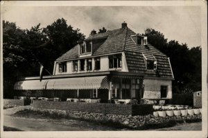 Vintage RPPC Texel NETHERLANDS Bos en Duin Hotel Caf� Restaurant