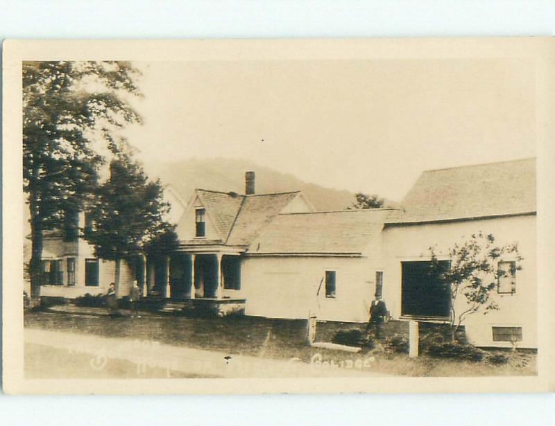 Pre-1949 rppc COOLIDGE BOYHOOD HOME Plymouth By Killington & Rutland VT i9688