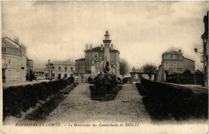 CPA FONTENAY-le-COMTE - Le Monument des Combattants de 1870-71 (637317)