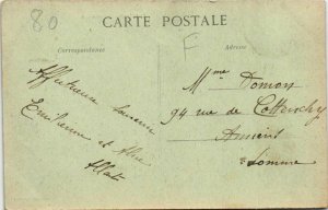 CPA DOULLENS Usine a gaz (758074)