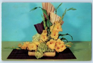 c1950's Flowers Noweta Gardens St. Charles Minnesota MN Vintage Posted Postcard