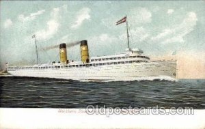 S.S. North West, Northern Steamship Co. Steamer Ship 1907 very light paint ch...