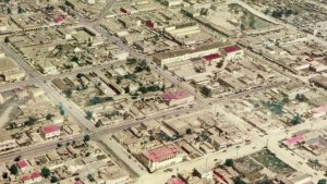 Postcard  Aerial View of Business Center in Tijuana, MX.     R4.