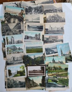 UK ENGLAND IRELAND & SCOTLAND LOT of 95 ANTIQUE & VINTAGE POSTCARDS