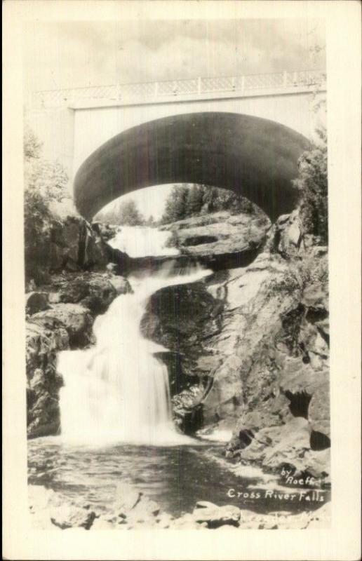 Schroeder, Minnesota? Cross River Falls Real Photo Postcard