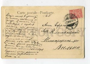 3097395 Mom & Kids  playing w/ COLLIE by SNOWMAN vintage RPPC