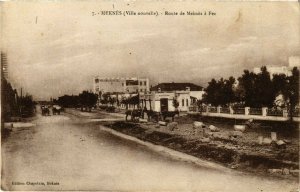 CPA AK MAROC MEKNES - Route de MEKNES a FEZ (280875)