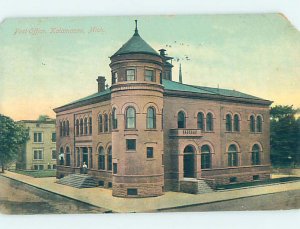 Divided-back POST OFFICE SCENE Kalamazoo Michigan MI AF1137