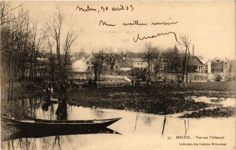 CPA MELUN - Vue sur l'Amont (436749)