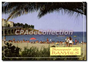 Modern Postcard La Cote Vermeille Banyuls sur mer Bay and the beach