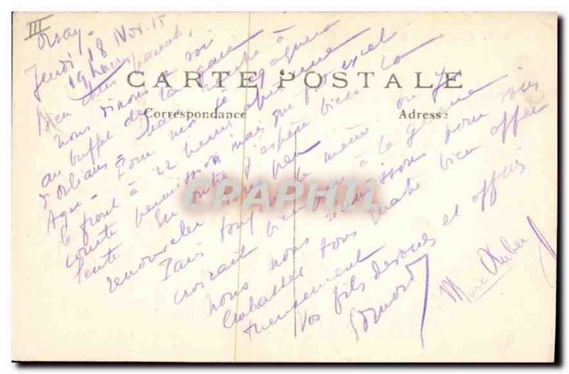 Postcard Old Paris 7 Train to stop orleans dock Orsay