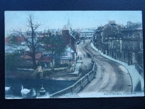 Wiltshire CHIPPENHAM High Street & Old Bridge c1904 Postcard by Houlston