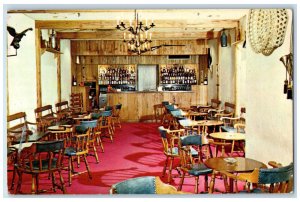 1968 Dining Room Winding Brook Lodge Keene New Hampshire NH Posted Postcard 