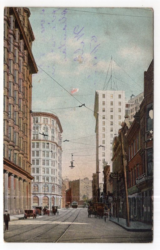 Atlanta, Ga., Peachtree St. looking towards Piedmont Hotel