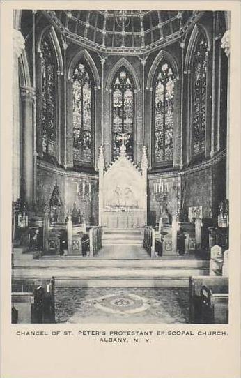 New York Albany Chancel Of St Peters Protestant Episcopal Church Artvue