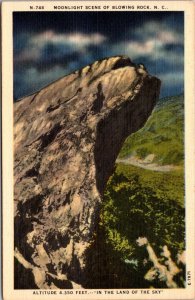 North Carolina Moonlight Scene On Blowing Rock