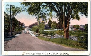 Postcard - Greetings from Royalton, Minnesota