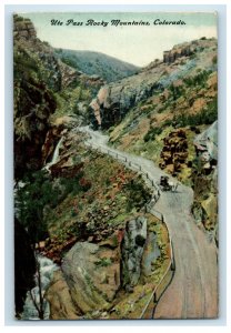 c1910 Ute. Pass Rocky Mountains Colorado CO Posted Antique Postcard