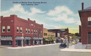 Ohio East Palestine Portion Of Market Street Business Section Curteich