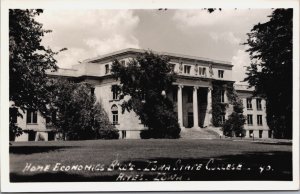 Home Economics Building Ames Iowa State College Iowa RPPC C054