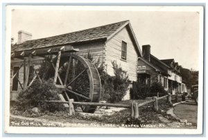 The Old Mill Wheel Trading Post Lodge Renfro Valley KY Cline RPPC Photo Postcard