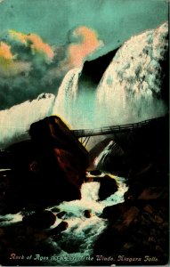 Niagara Falls New York NY Rock of Ages Cave of the Winds 1910s Vtg Postcard UNP