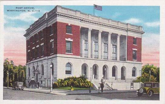 North Carolina Washington Post Office Albertype