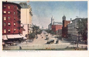 Pennsylvania Avenue, Washington, D.C., early postcard, undivided back, unused