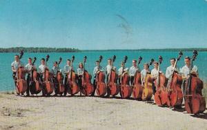 Interlochen Michigan Bowl String Bass Close Concert Postcard