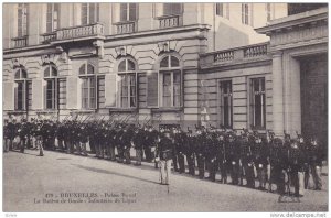 Soldiers, Palais Royal, La Releve De Garde, Infanterie De Ligne, Bruxelles, B...