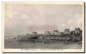 Old Postcard Pornic La Cote Corniche 1860