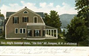 NH - Lake Sunapee. The Late Secretary Hay's Summer Home- The Fells