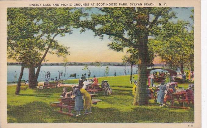 New York Sylvan Beach Oneida Lake and Picnic Grounds At Scot Noose Park