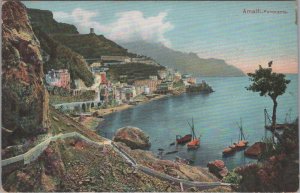 Postcard Panorama Amalfi Italy